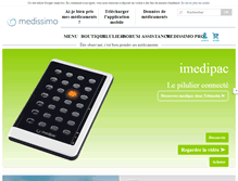 Tablet Screenshot of medissimo.fr